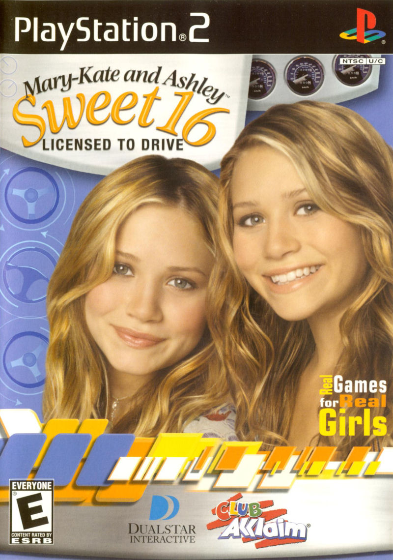 Mary Kate and Ashley Sweet 16 box art for Gamecube